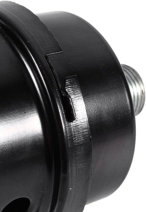 3/8" Central Pneumatic Compressor Parts,Air Compressor Silencer,Black Iron Air Compressor Intake Filter Muffler Silencer Thread,Filter Sound Muffler Accessories 16MM for Generators,Blowers