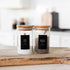 Black Spice Labels for Jars, 148 Preprinted Organizing Stickers for Spices Storage Glass Bottles, Kitchen Pantry