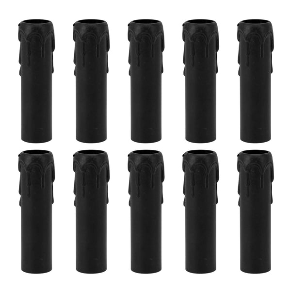 10Pcs Tall Candle Socket Covers, 4 Inch Chandelier Socket Covers, Molten Wax