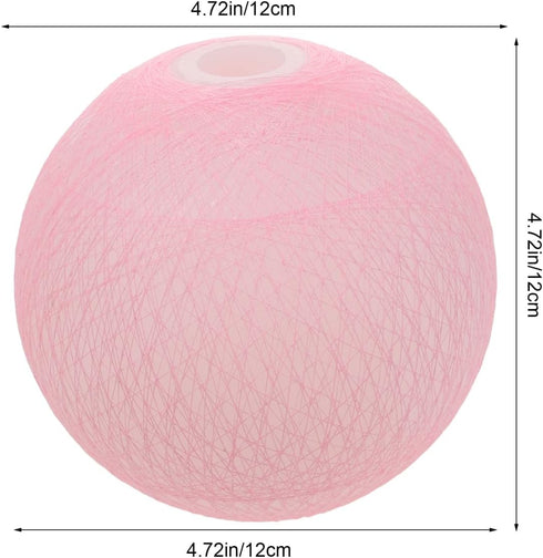G9 4.72 Inch POPETPOP Globe Lamp Shade Replacement for Pendant and Ceiling Lights Thread Decorative Round Lampshade