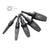VideoPUP 5pcs Swaging Tool Drill Bit Set, Imperial Pipe Expander for Air Conditioning Copper Pipe Flaring Spin Set