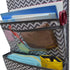 ZKOO 6 Pocket Over Door & Wall Mount File Folder Organizer, 2 Hangers for Office School Home Filing Supplies