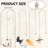 4pcs 4 13.7 Inches Cat Ceiling Fan Pull Chain Styles Cute Cat Fan Pull Chain Pendant Extension Lighting Fan Danglers