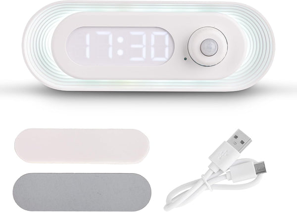 Stanlips Night Light, time Display, Human Sensor, Automatically Turn on and Off, Smart