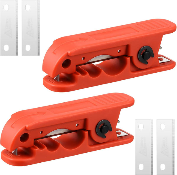 2 Pcs LCP-240 Wire Stripper with 10 Blades Cutter, Cable Stripper for AWG 12 to 4/0 Cables