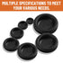 Yejesiy 210PCS Grommet 7 Grommets Grommet Rubber kit, Premium Sizes Rubber for Wiring, Automotive, Home Improvement