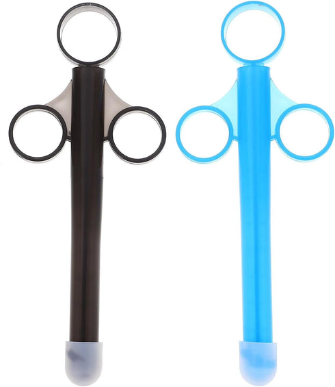 Healifty Oil Syringe Douche Cleaner: 2Pcs Personal Lubricant Applicator Anal Vagina Cleaning