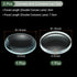 YOKIVE 2 Pcs Clear Glass Optical Lenses, Double Lens for Telescope and Photography, 5cm & 7.5cm Focal Length