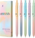 FIOVER 5pcs Black Ink Gel Pens - 0.7mm Medium Point - Smooth Writing for Journaling and Office Supplies