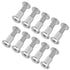 Jersvimc 35 Pair(70 M6x20mm M6 Countersunk Piece) Hex Drive Socket Cap Bolt with Allen Wrench, Silver Furniture