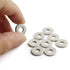 40pcs M3 304 Stainless Steel Flat Washer Adjustment Hardware Fitting Accessories Metal Gasket for Bolts & Screws