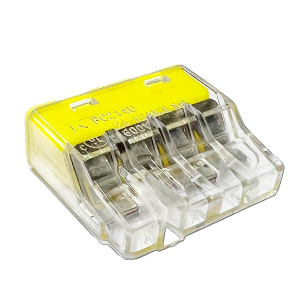 Dicio Push-in Wire Connectors Nuts, 10pcs UL Listed Quick Connect Low Voltage Electrical Connectors Kit