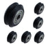 3D Printer V Slot Wheel SQXBK, 6PCS Gantry Wheel, POM Polycarbonate Roller for Ender 3, CR10, Artillery Sidewinder