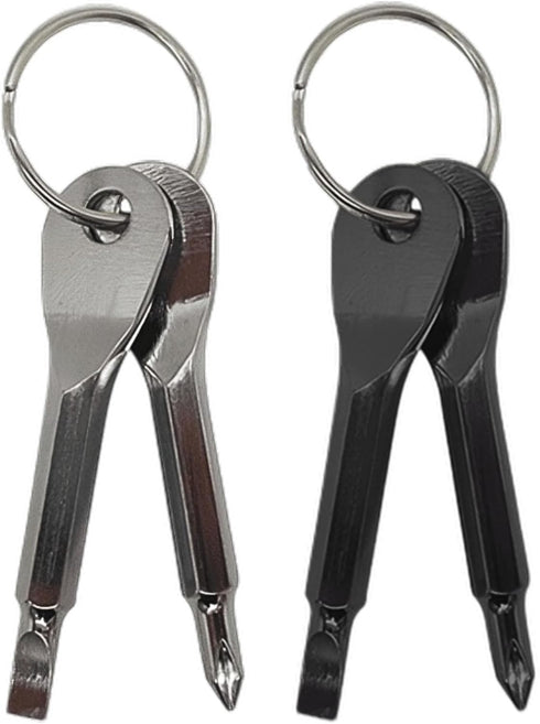 Gadgetime USA Pocket Screwdriver Set (Pack of 2) - Best Stocking Stuffers - EDC