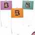 The Best Card Company 10 Assorted Blank Notecards with Initial Letter “B” - Baroque Blooms Personal Stationary