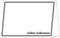 DISCOUNTCARDSTOCK.COM Premium Personalized 5" x 7" Stationery Folded Cards - 50 Thick 14PT