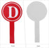 STOBOK 4pcs Blank Bidding Paddles - Small Dry Erase Scoreboard for Voting, Auction, and Classroom Use