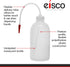 EISCO Wash Bottle, 250ml - Polyethylene, Unbreakable with Flexible Delivery Tube