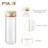 ULAB Scientific Sample Tubes, 25ml with Screw Caps, 12 Pack of 1oz Borosilicate Glass Tubes