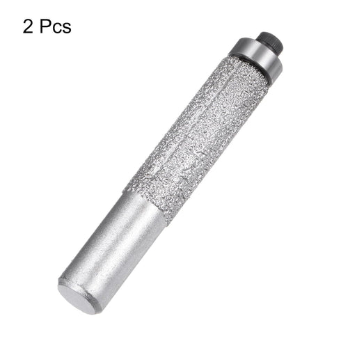 2 13.3mm 1/2" 46 uxcell Pcs Diamond Profile Straight Router Bit Dia Shank Grit Wet Dry Use Brazed Cylinder Profile