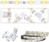 2 8mm Set 8mm 3528 2835 24 Pack LightingWill Pin LED Strip Light Connector Kit, Solderless Adapter Connectors, LED