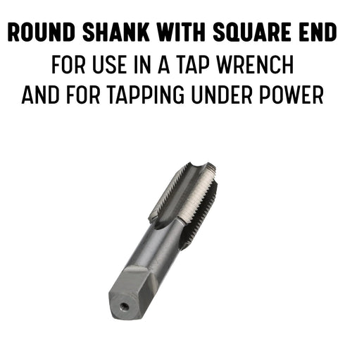 Drill America DWT54726 1/2"-13 UNC High Speed Steel Taper Tap, Pack of 1