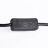 DROK 4FT Power Cable 3 Prong Grounding Plug, AC Power Cord Extension with Switch for Electrical Testing