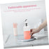 500ml 16oz Happyyami Glass Mouthwash Dispenser Kit with Cup Bathroom Accessories for Home Use Easy Pour Spout