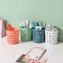 DOITOOL Locker Accessories Pencil Holder, 4pcs Desktop Office Pen Pencil Holder Cup, Makeup Brush Storage Organizer