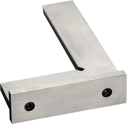 Precision Machinist Square 4 Inch Engineer Square, 90 Degree Right Angle Ruler, Ground Hardened Steel
