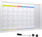 Excello Global Products Magnetic Dry Erase Calendar Whiteboard, Large 20"x30" Weekly Monthly Format Planner