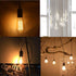 E26/E27 21FT Bulb Bulb (21ft 1 2 Rextin Double LED Light socket extension cord with On/Off switch and US AC Power Plug
