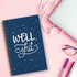 Softcover Well Sht Snarky Spiral Notebook/Journal, 5.5" x 8.5", 120 College Ruled Pages, Durable Gloss Cover