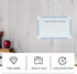 Operitacx Blue Small Magnetic Dry Erase Whiteboard with Marker, Portable Mini Double Sided Memo Board for Kids