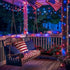 500 4th 173ft 8 4th JMEXSUSS LED Red White and Blue Lights of July Decorations, Modes of July Lights Outdoor