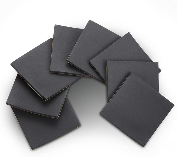 Premium Self-Adhesive Foam Padding Sheet, 4" x 4" x 1/4", 8PCS Neoprene Rubber for Crafts and Floor Protection