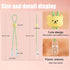 Vilbocr 4Pcs Bib Holder Dental Napkin Clip,Portable Silicone Dentist Clips Napkin Chains Bib Handy for Holding a Bib