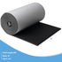 Foam Insulation Neoprene Sheets with Adhesive, Large Marine Closed Cell Rubber Roll (W: 12 Inch, T: 1/4 Inch, L: 98