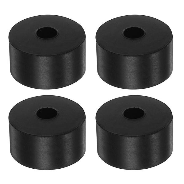 4pcs Rubber Spacer, 2 Inch OD, 0.47 Inch ID, 1.2 Inch Thick Neoprene Round Anti Vibration Isolation Pads, Black, for