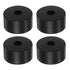 4pcs Rubber Spacer, 2 Inch OD, 0.47 Inch ID, 1.2 Inch Thick Neoprene Round Anti Vibration Isolation Pads, Black, for