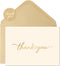 JIXZEN 40 Pack Gilding Thank You Cards with Envelopes & Matching Stickers, Thank