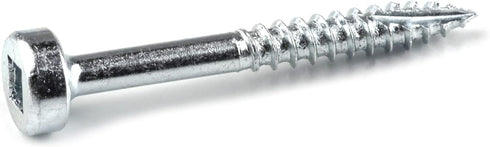 Kreg SPS-F125-100 Zinc Pocket Screws, 1-1/4 Inch #6 Fine Thread, Pan Head (100 Count)