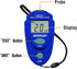 allsun Paint Thickness Gauge Automotive Digital Car Coating Thickness Meter Calibration Data Hold Resolution 1mil