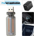 KITUREK USB LED Atmosphere Light, Plug-in USB Ambient Retro Lamps, Mini LED Car Interface Charging Night Light