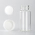 14ml Clear Glass Vial, 20pcs with White Screw Cap and Inner Plug, Leak-Proof Sealed Sample Vials