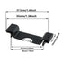 30PCS 35MM DIN Rail Cut out Protector DIN Rail End Cap Protector Black Terminal Block Suitable for 35MM DIN Rail End Mounting and Industrial Automation Systems