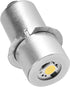 POCREATION LED Flashlight Bulb, P13.5S Base 1W LED Conversion Bulb for Maglite Craftsman Greatlite Vintage Flashlight