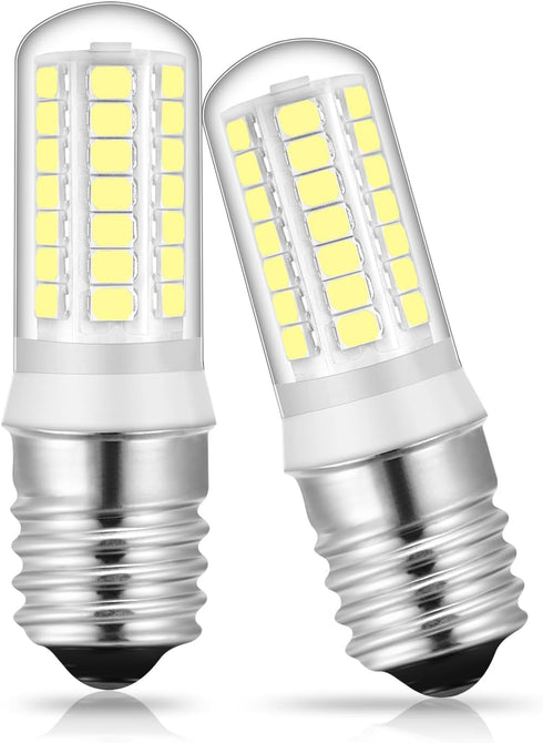 Dimmable E17 LED Bulbs, Daylight 6000K 6500K, 40W Incandescent Equivalent, Pack of 2