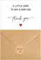 VEEYOL Thank You Cards with Envelopes, Thank You Notes For Wedding, Baby Shower,