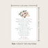 5.5x4.25 Sympathy Acknowledgement Cards with Envelopes, Personalized Funeral Thank You Cards with Poem and Pink Flowers